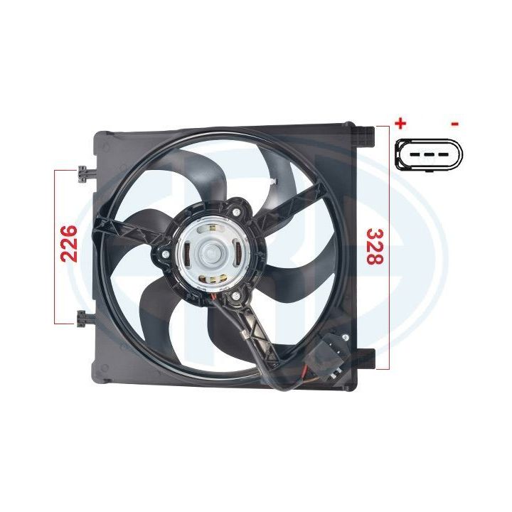 Ventiliatorius, radiatoriaus ERA 352123