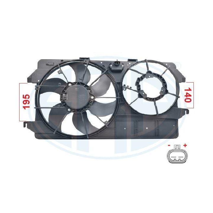 Ventiliatorius, radiatoriaus ERA 352124