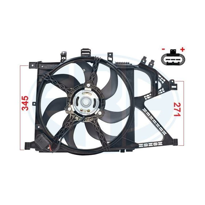 Ventiliatorius, radiatoriaus ERA 352127