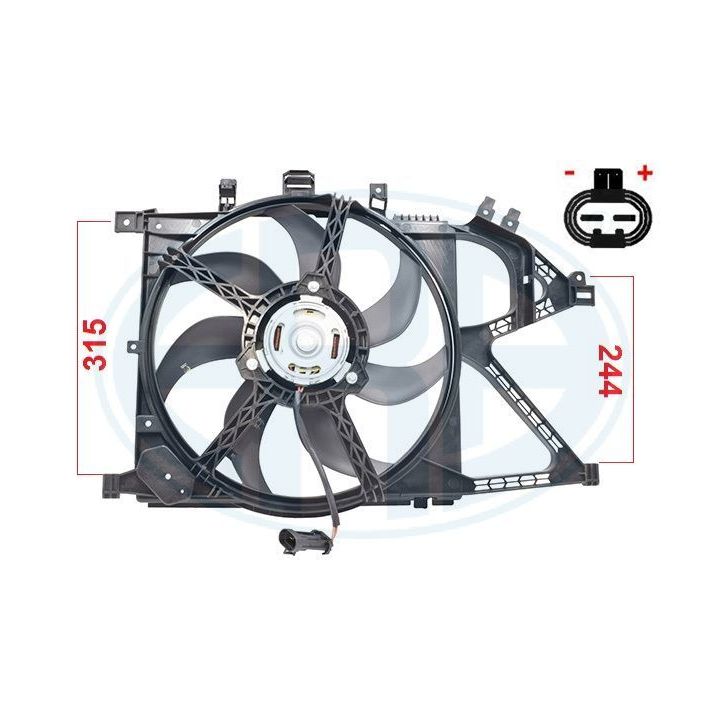 Ventiliatorius, radiatoriaus ERA 352128