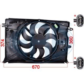 Ventiliatorius, radiatoriaus ERA 352134
