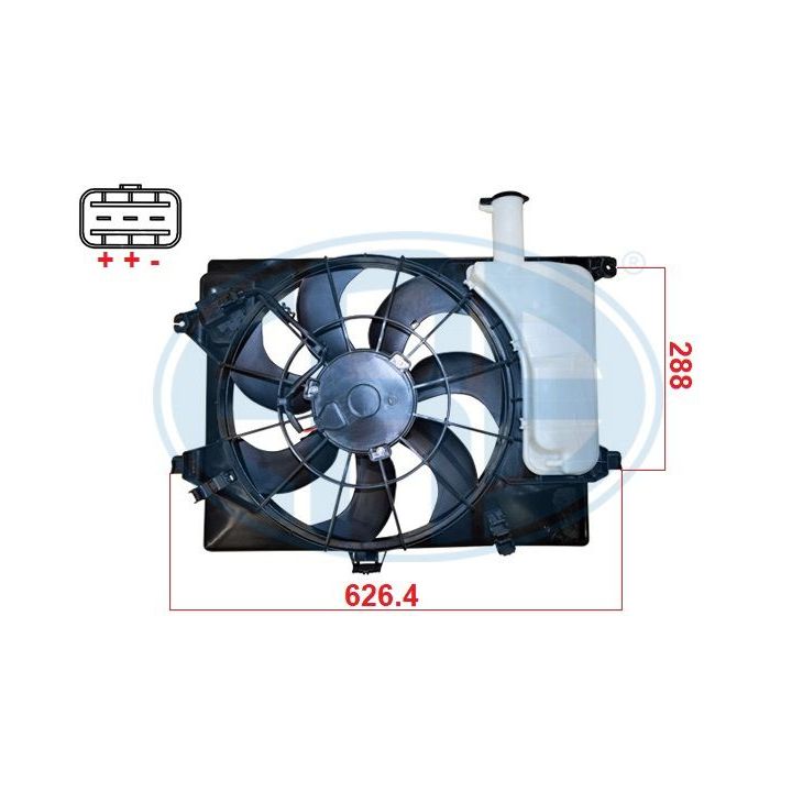 Ventiliatorius, radiatoriaus ERA 352135