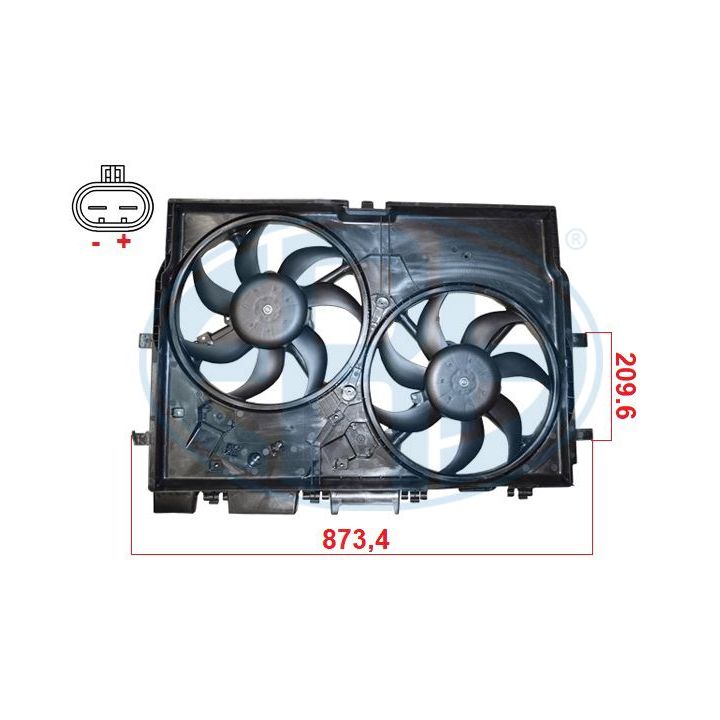 Ventiliatorius, radiatoriaus ERA 352143