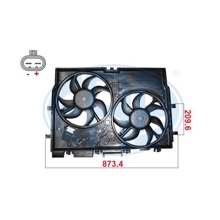 Ventiliatorius, radiatoriaus ERA 352144