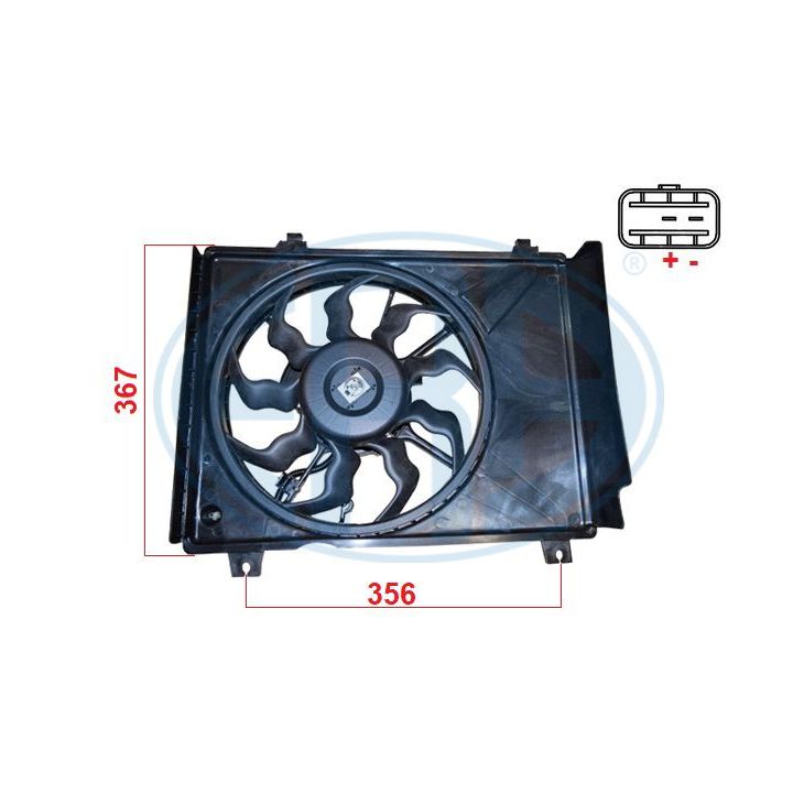 Ventiliatorius, radiatoriaus ERA 352146