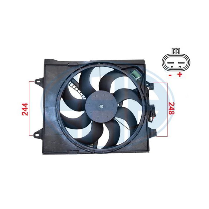 Ventiliatorius, radiatoriaus ERA 352148