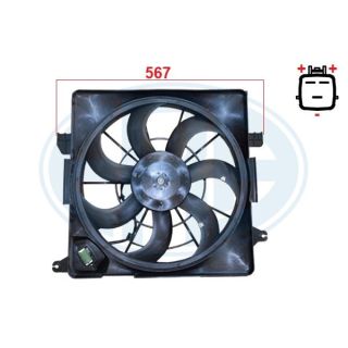 Ventiliatorius, radiatoriaus ERA 352149