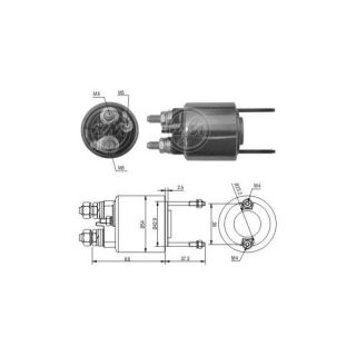 Solenoidinis jungiklis, starteris ERA ZM1596
