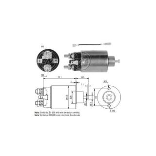 Solenoidinis jungiklis, starteris ERA ZM1699