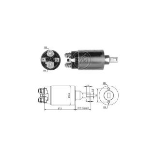 Solenoidinis jungiklis, starteris ERA ZM1891