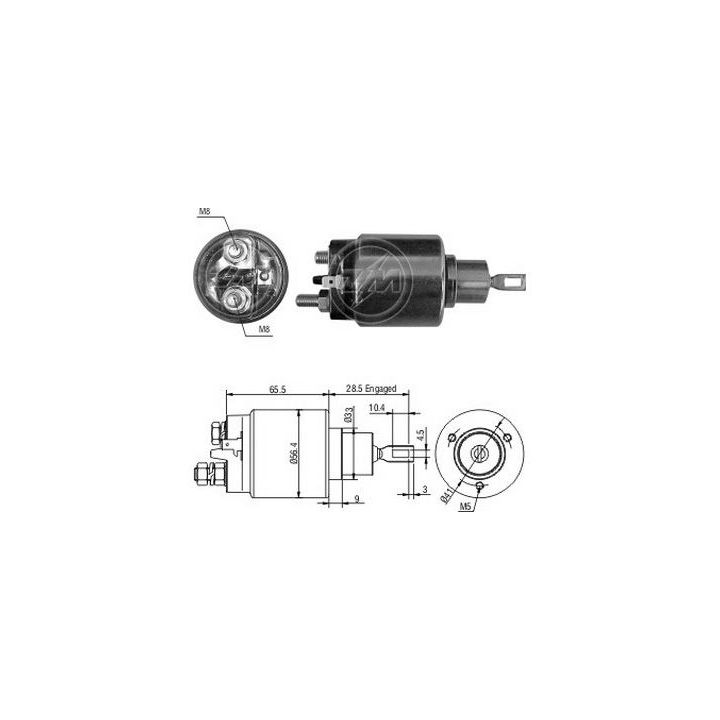 Solenoidinis jungiklis, starteris ERA ZM1976