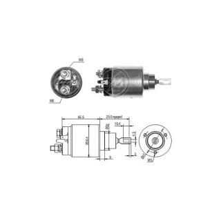 Solenoidinis jungiklis, starteris ERA ZM2777