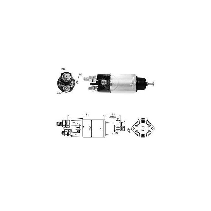 Solenoidinis jungiklis, starteris ERA ZM3898