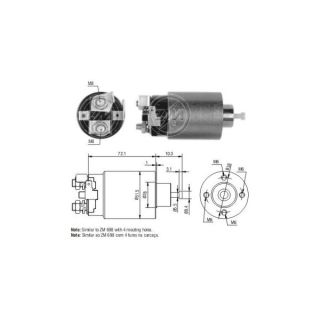 Solenoidinis jungiklis, starteris ERA ZM4698