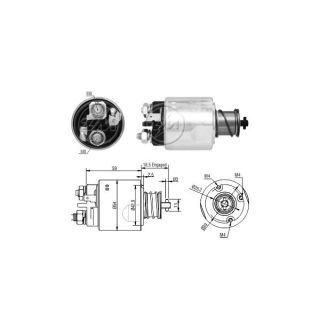 Solenoidinis jungiklis, starteris ERA ZM5491
