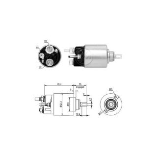 Solenoidinis jungiklis, starteris ERA ZM6271