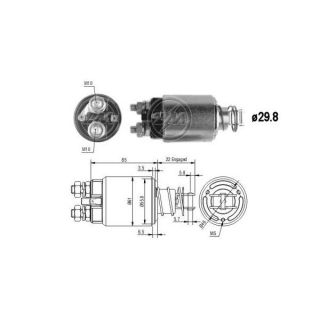 Solenoidinis jungiklis, starteris ERA ZM655