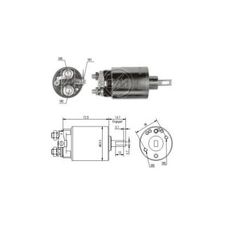Solenoidinis jungiklis, starteris ERA ZM685