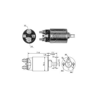Solenoidinis jungiklis, starteris ERA ZM694
