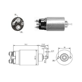 Solenoidinis jungiklis, starteris ERA ZM769