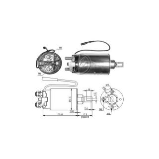 Solenoidinis jungiklis, starteris ERA ZM796