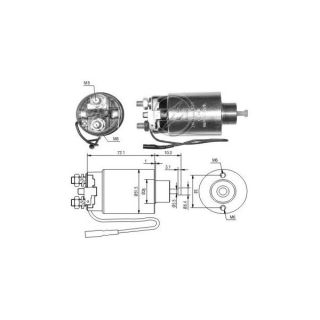 Solenoidinis jungiklis, starteris ERA ZM798