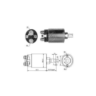 Solenoidinis jungiklis, starteris ERA ZM893