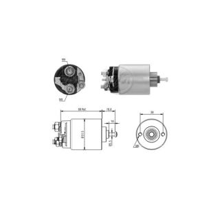 Solenoidinis jungiklis, starteris ERA ZM961