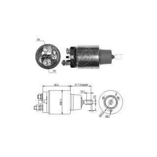 Solenoidinis jungiklis, starteris ERA ZM975