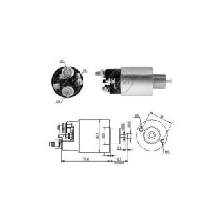 Solenoidinis jungiklis, starteris ERA ZM995