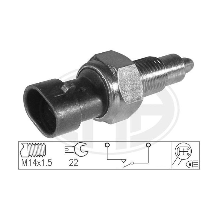 Jungiklis, atbulinės eigos žibintas ERA 330243