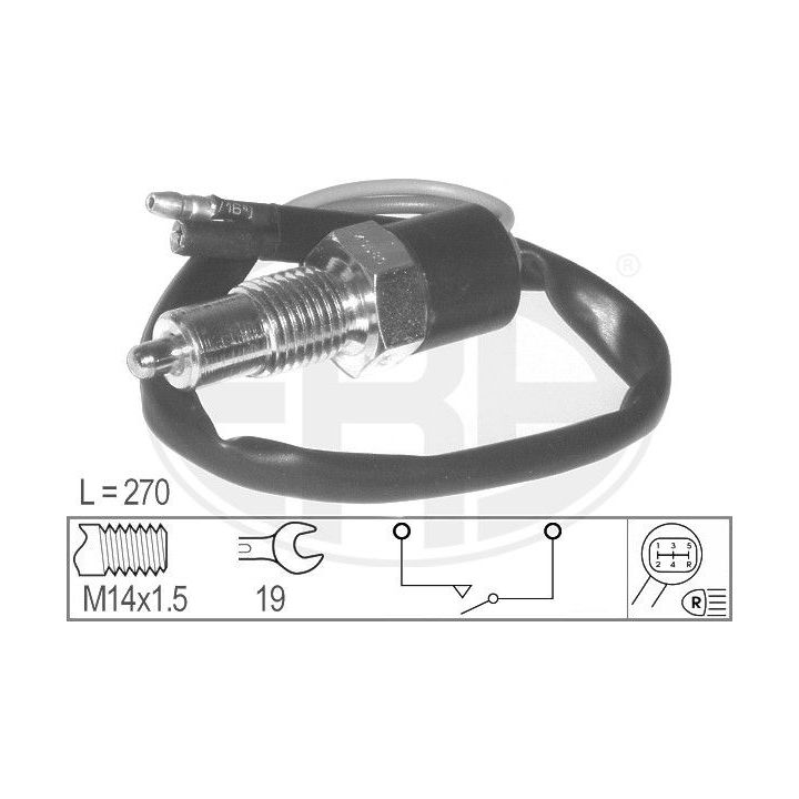 Jungiklis, atbulinės eigos žibintas ERA 330762