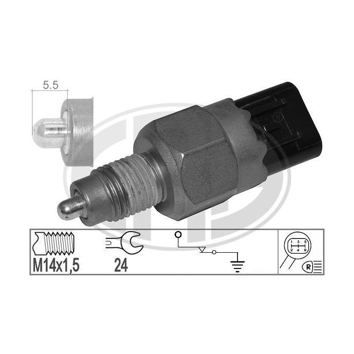 Jungiklis, atbulinės eigos žibintas ERA 331013
