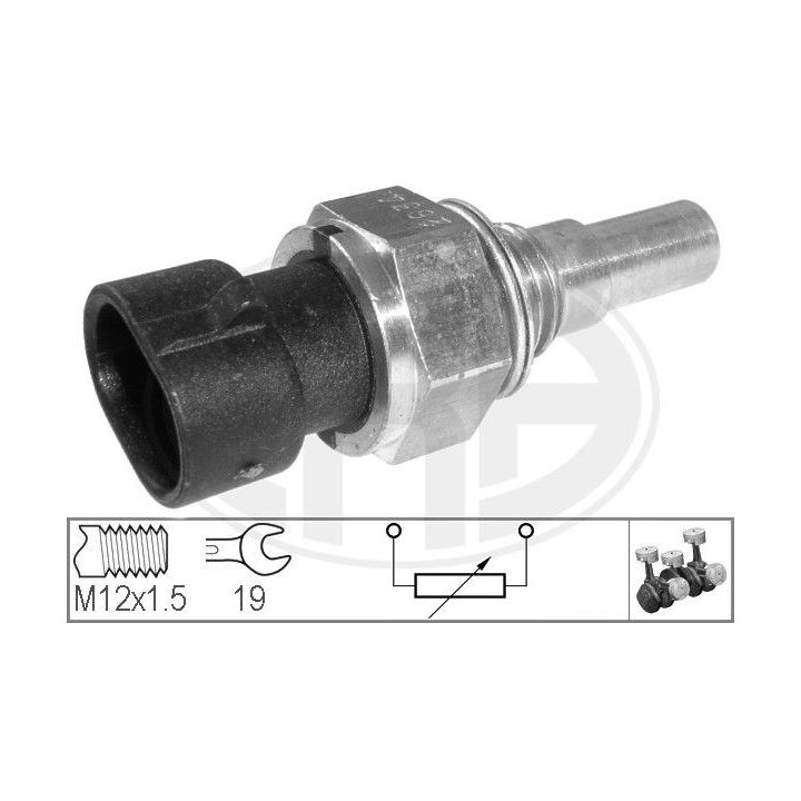 Siuntimo blokas, aušinimo skysčio temperatūra ERA 330107