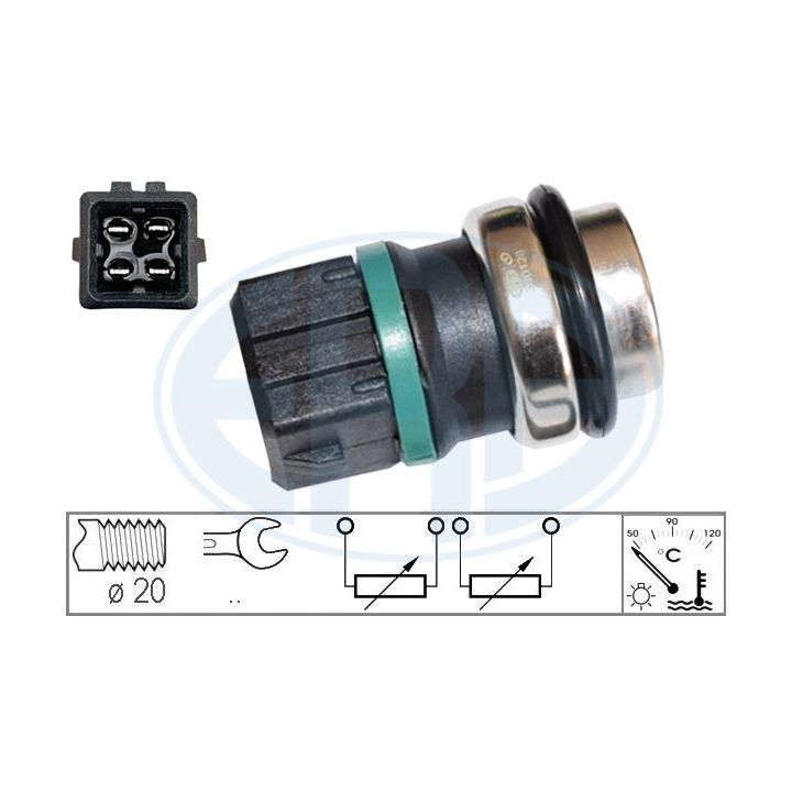 Siuntimo blokas, aušinimo skysčio temperatūra ERA 330128