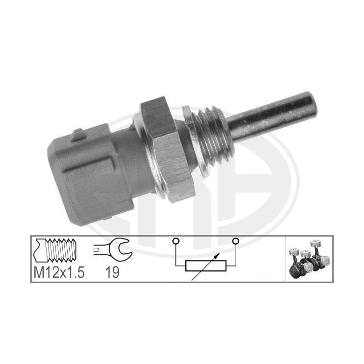 Siuntimo blokas, aušinimo skysčio temperatūra ERA 330135
