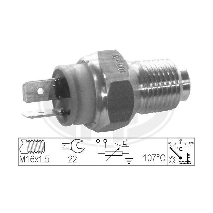 Siuntimo blokas, aušinimo skysčio temperatūra ERA 330148