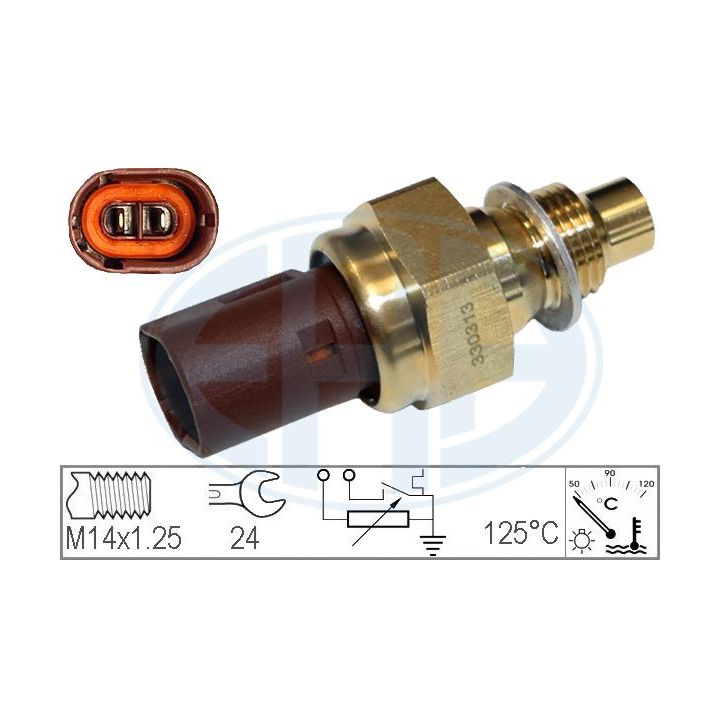 Siuntimo blokas, aušinimo skysčio temperatūra ERA 330313