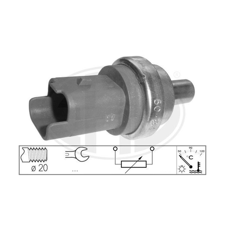 Siuntimo blokas, aušinimo skysčio temperatūra ERA 330502