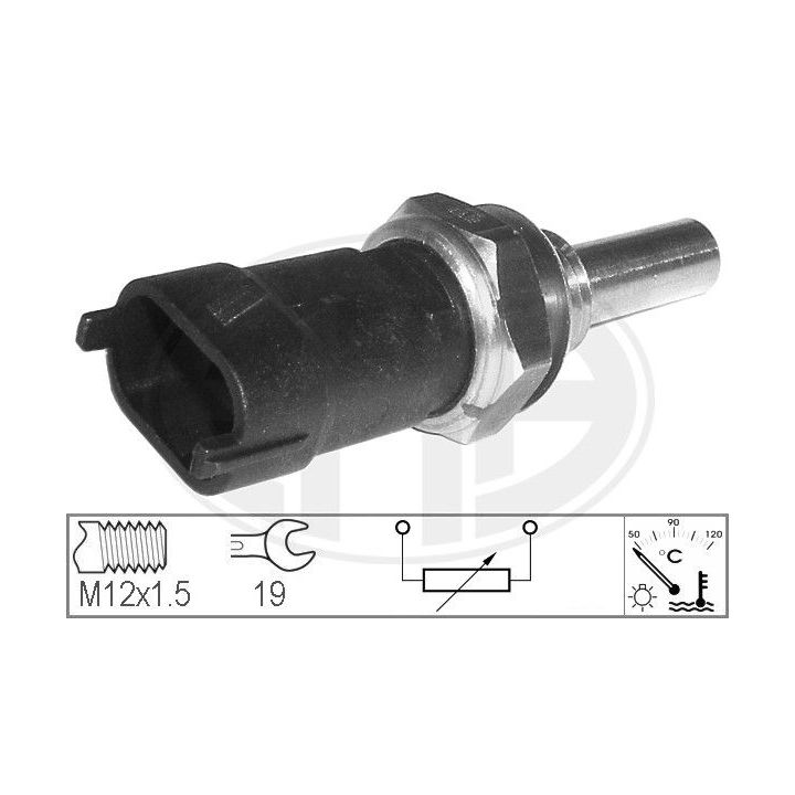 Siuntimo blokas, aušinimo skysčio temperatūra ERA 330509