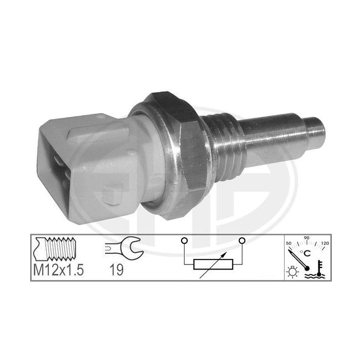 Siuntimo blokas, aušinimo skysčio temperatūra ERA 330555