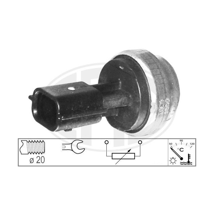 Siuntimo blokas, aušinimo skysčio temperatūra ERA 330558