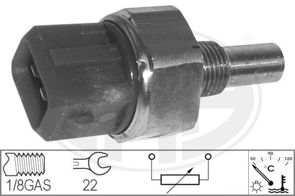 Siuntimo blokas, aušinimo skysčio temperatūra ERA 330613