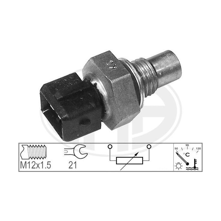 Siuntimo blokas, aušinimo skysčio temperatūra ERA 330651