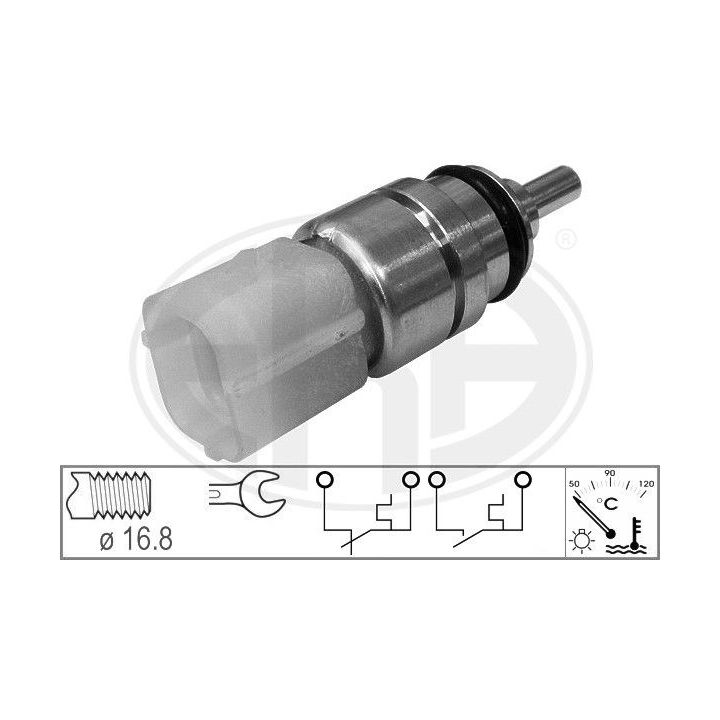 Siuntimo blokas, aušinimo skysčio temperatūra ERA 330665