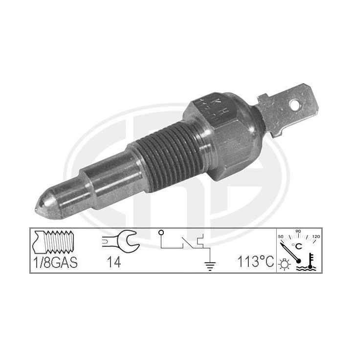 Siuntimo blokas, aušinimo skysčio temperatūra ERA 330679