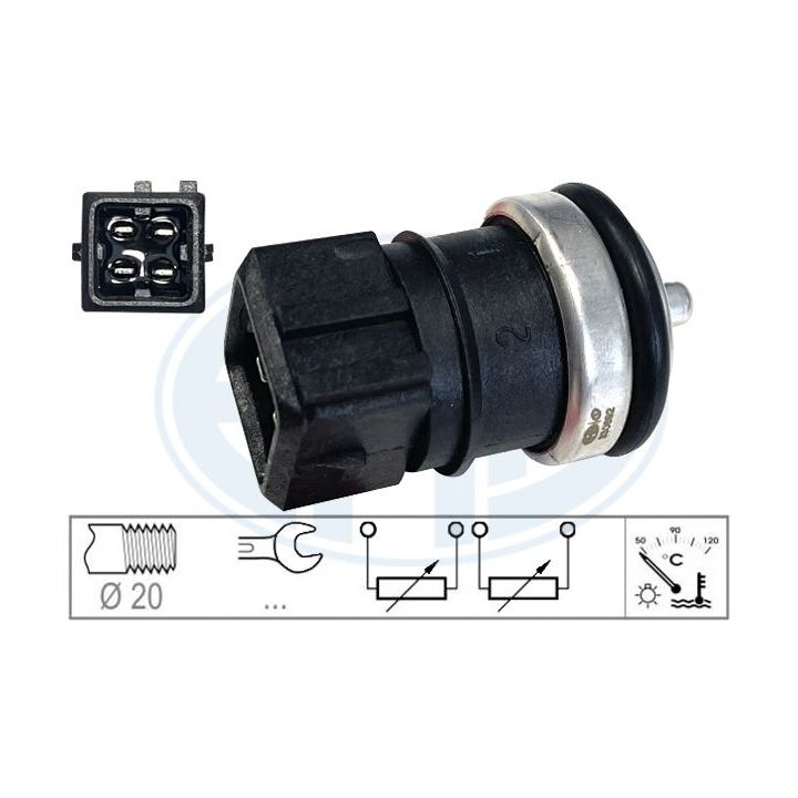 Siuntimo blokas, aušinimo skysčio temperatūra ERA 330692