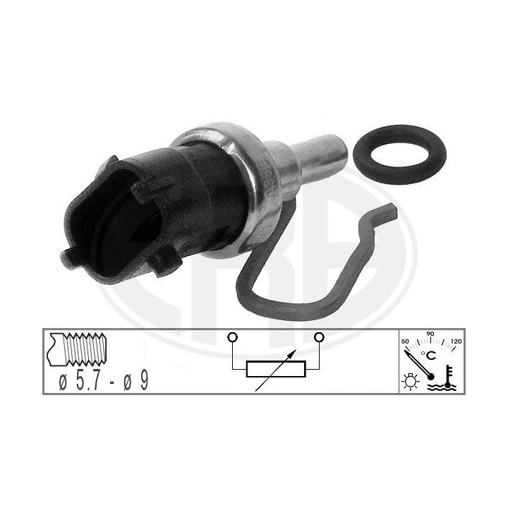 Siuntimo blokas, aušinimo skysčio temperatūra ERA 330777