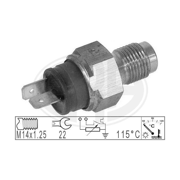 Siuntimo blokas, aušinimo skysčio temperatūra ERA 330787