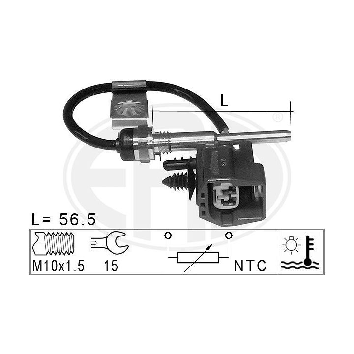 Siuntimo blokas, aušinimo skysčio temperatūra ERA 330792
